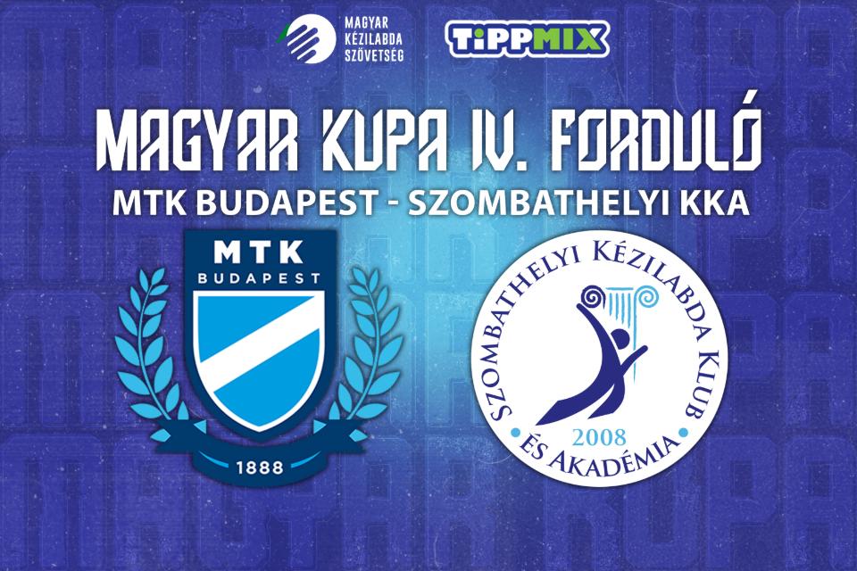 Az MTK Budapest vr rnk a Magyar Kupa IV. forduljban