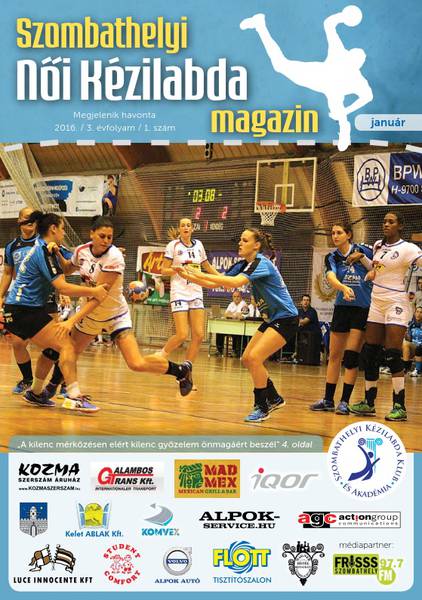Szombathelyi Kzilabda Klub s Akadmia 2016 Januri magazinja